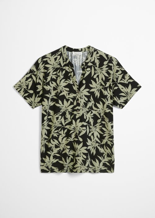 Regular jersey blouse — Medium Green