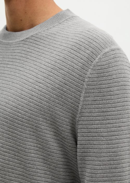 Regular-fit sweater — Cloudy Grey Melange