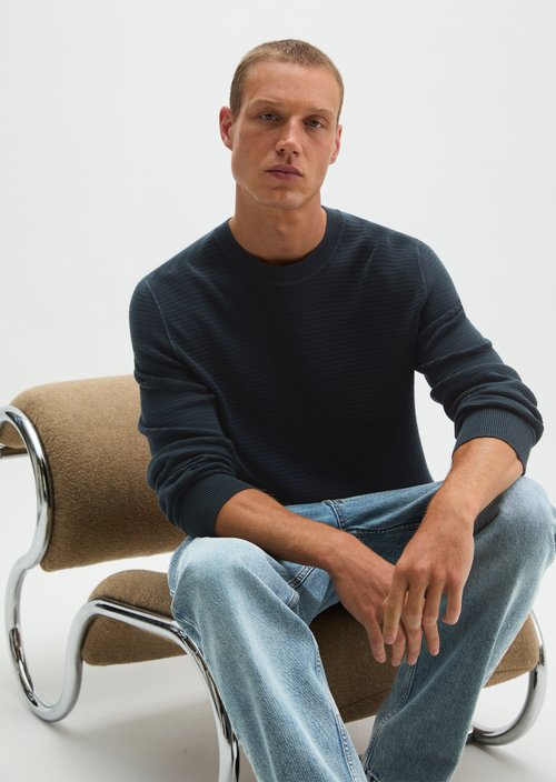 Regular-fit sweater — Peppercorn Grey
