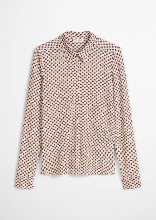 Regular jersey print blouse — Light Pink