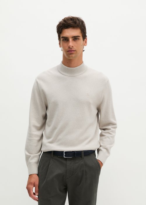 Regular-fit sweater — Linen Beige