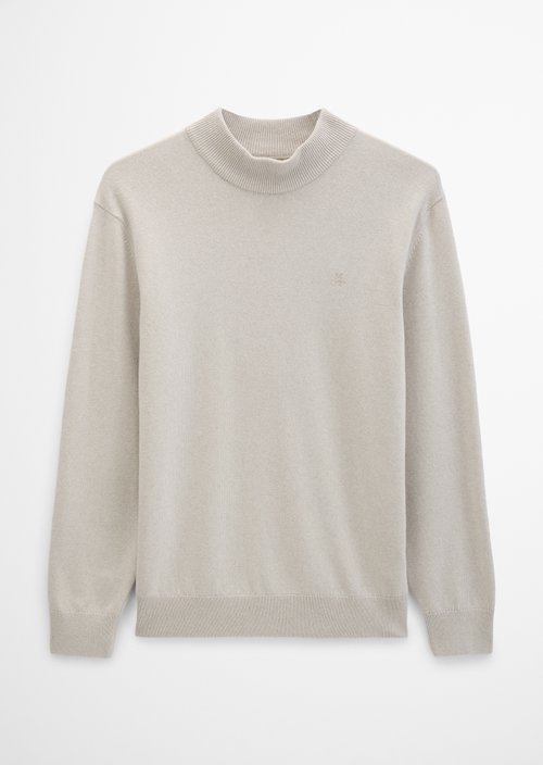 Regular-fit sweater — Linen Beige