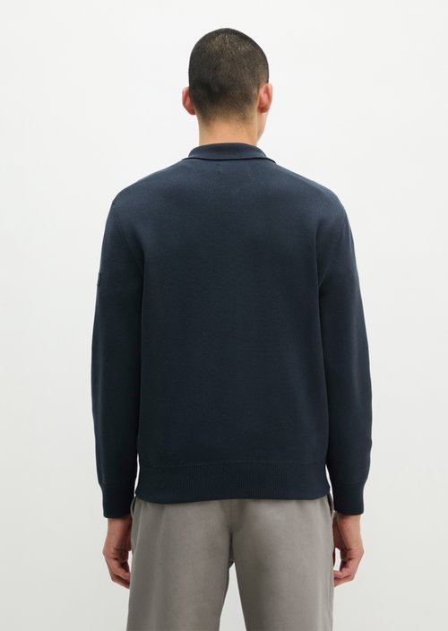 Regular-Fit Cardigan — Peppercorn Grey (alternate view)