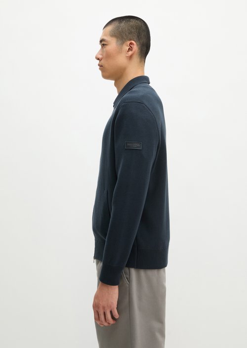 Regular-Fit Cardigan — Peppercorn Grey