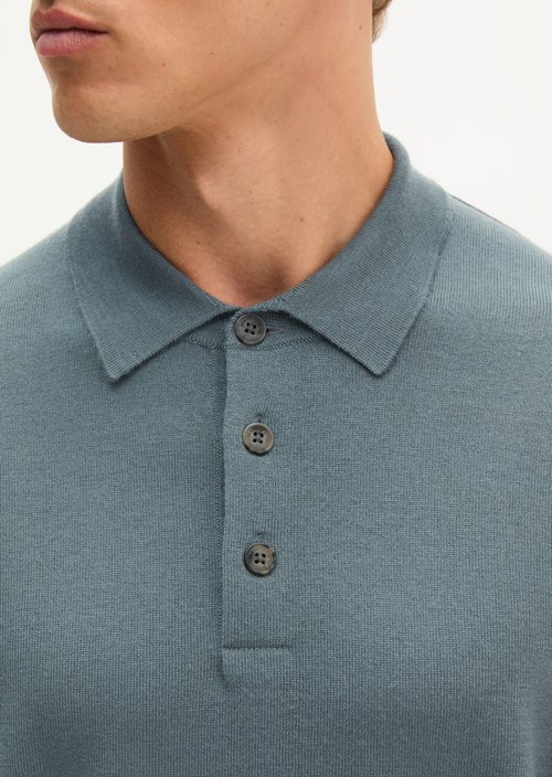 Regular-Fit Knit Polo Shirt — Skipping Stone
