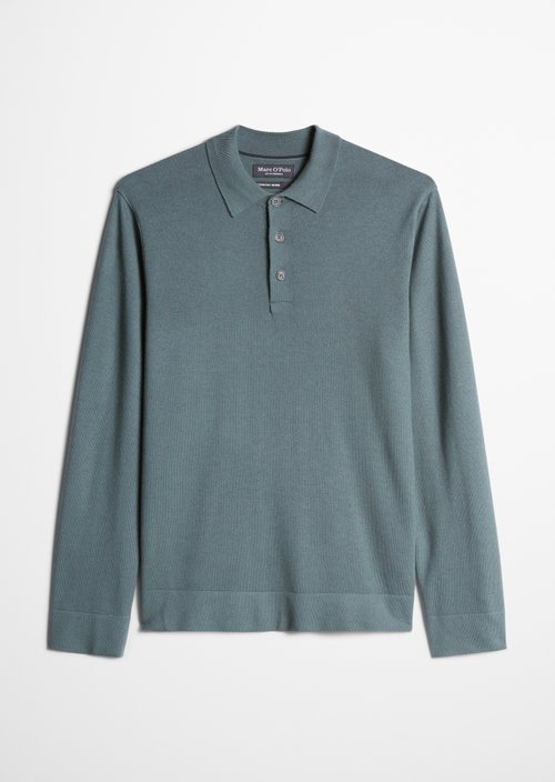 Regular-Fit Knit Polo Shirt — Skipping Stone