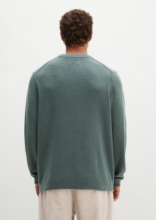 Regular-Fit Bouclé Sweater — Skipping Stone