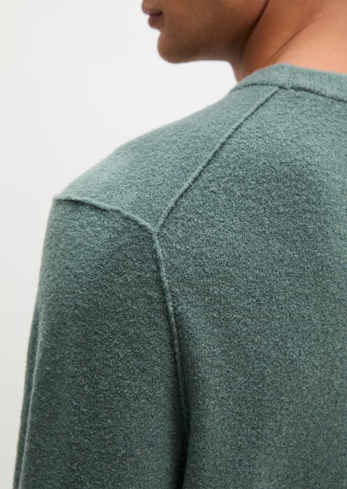 Regular-Fit Bouclé Sweater — Skipping Stone