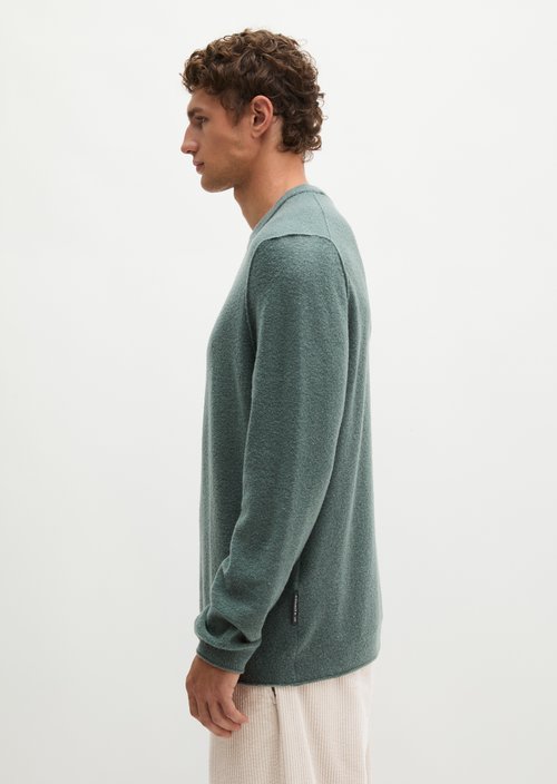 Regular-Fit Bouclé Sweater — Skipping Stone