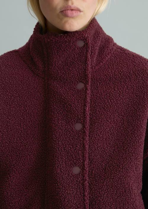 Veste en peluche style décontracté Mahagony Jam en vue détaillée