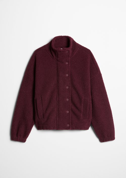 Casual Teddy Jacket — Mahagony Jam
