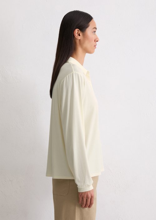 Jersey blouse loose — Off White