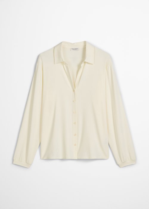 Jersey blouse loose — Off White