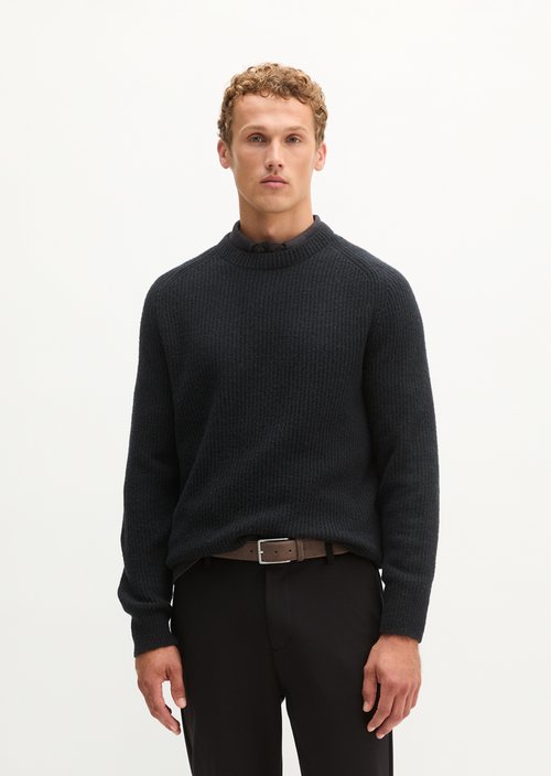 Regular-fit sweater — Black