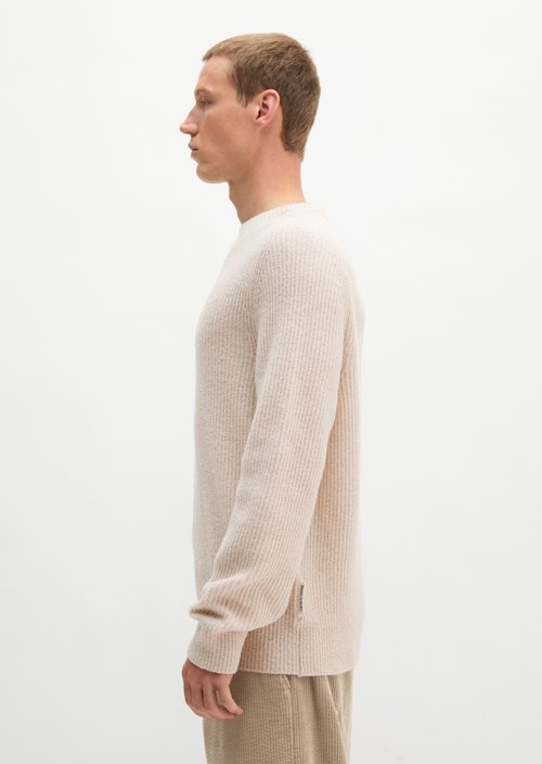 Regular-fit sweater — Linen Beige
