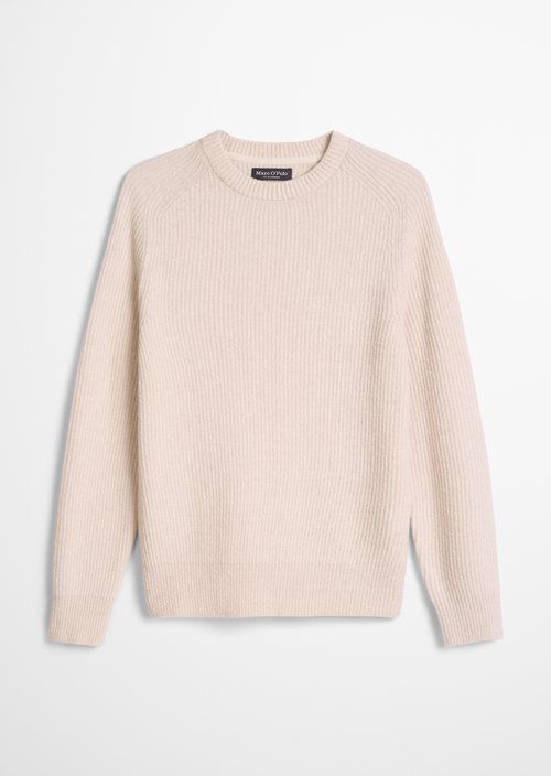 Regular-fit sweater — Linen Beige