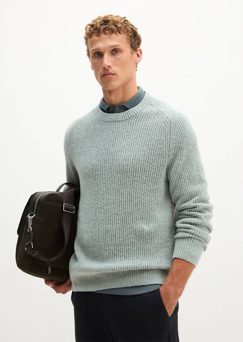 Pullover regular Faded Mint in Frontalansicht