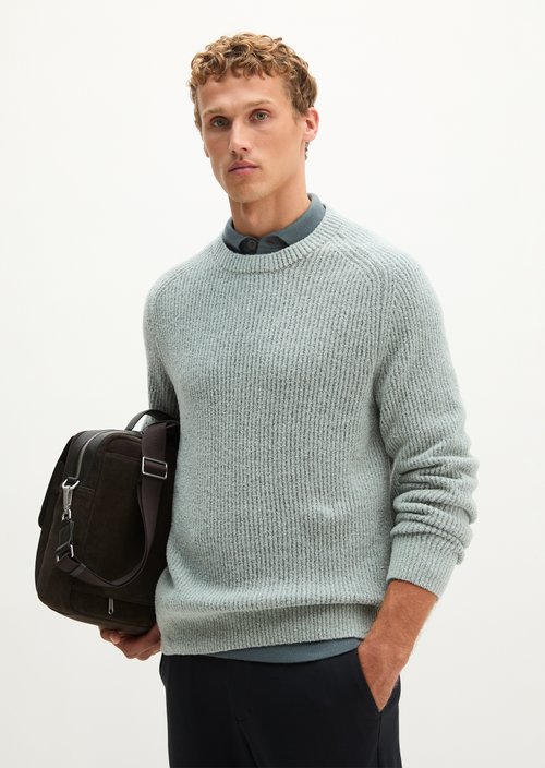 Regular-fit sweater — Faded Mint