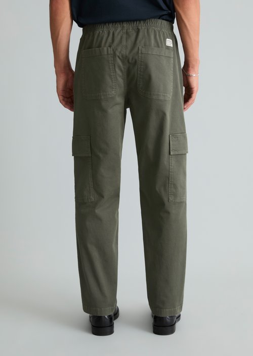 Sune Regular Cargo Pants — Green Jasper