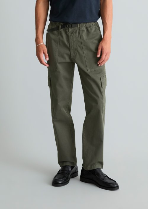 Sune Regular Cargo Pants — Green Jasper