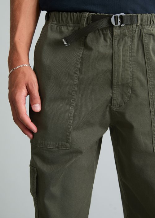 Sune Regular Cargo Pants — Green Jasper