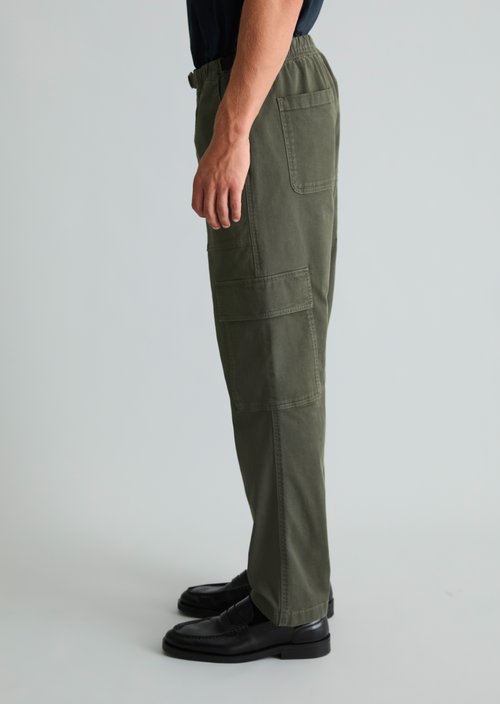 Sune Regular Cargo Pants — Green Jasper
