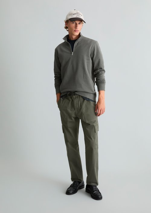 Sune Regular Cargo Pants — Green Jasper
