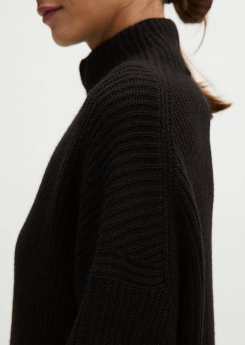 Robe en maille ample Black en vue détaillée