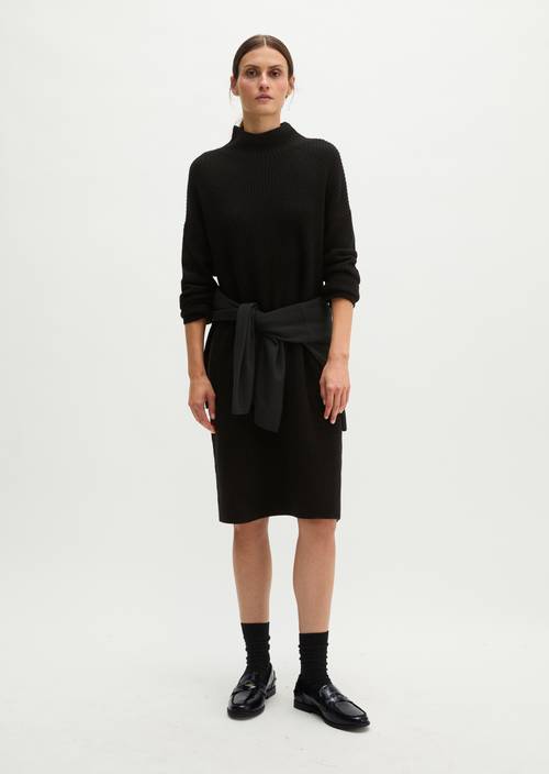 Robe en maille ample Black en vue de face