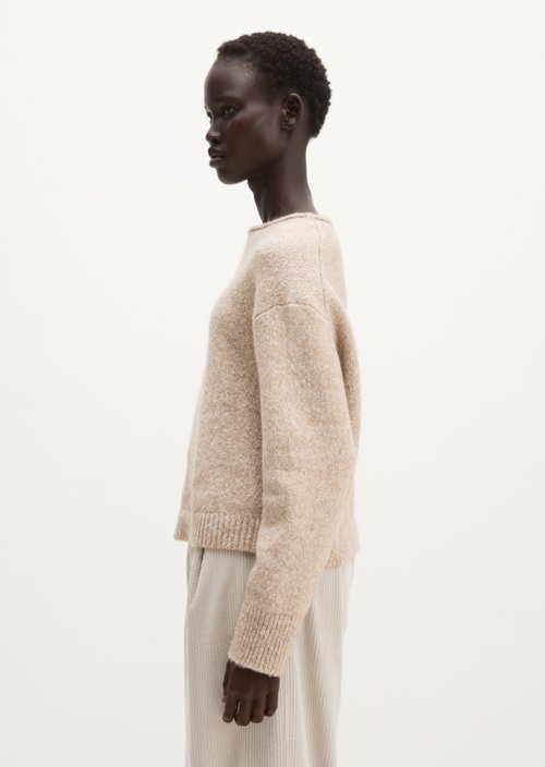 Loose-fitting sweater — Light Brown