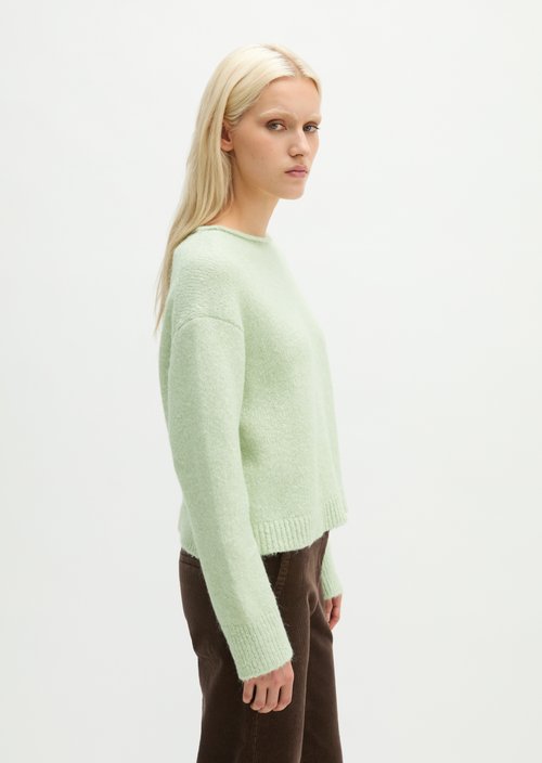 Loose-fitting sweater — Light Green