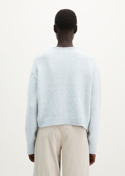 Loose-fitting sweater — Light Blue (alternate view)
