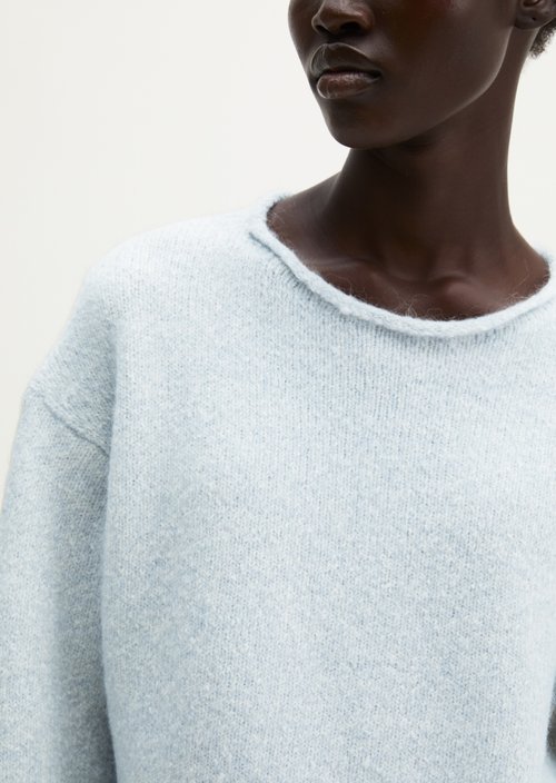 Loose-fitting sweater — Light Blue