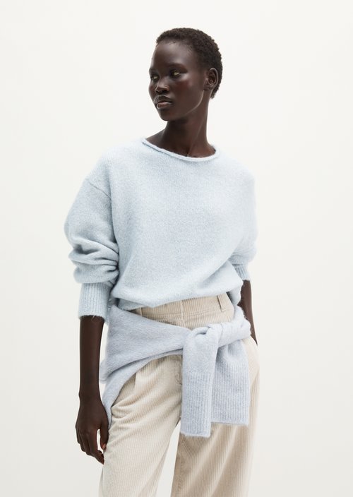 Loose-fitting sweater — Light Blue