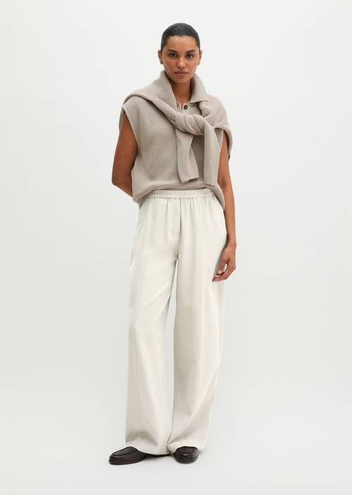 Barrel-Pull-on-Pants Natural en vue de face