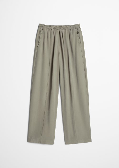 Barrel pull-on pants — Stone Taupe