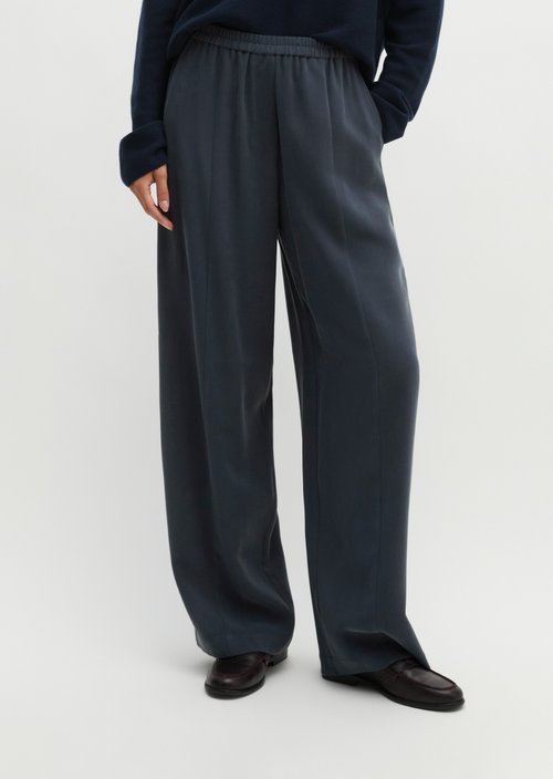 Barrel pull-on pants — Martime Blue