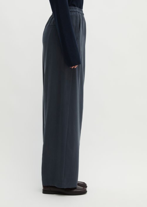 Barrel pull-on pants — Martime Blue
