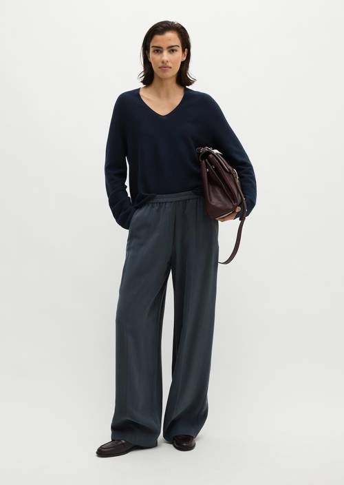 Barrel-Pull-on-Pants Maritime Blue en vue de face
