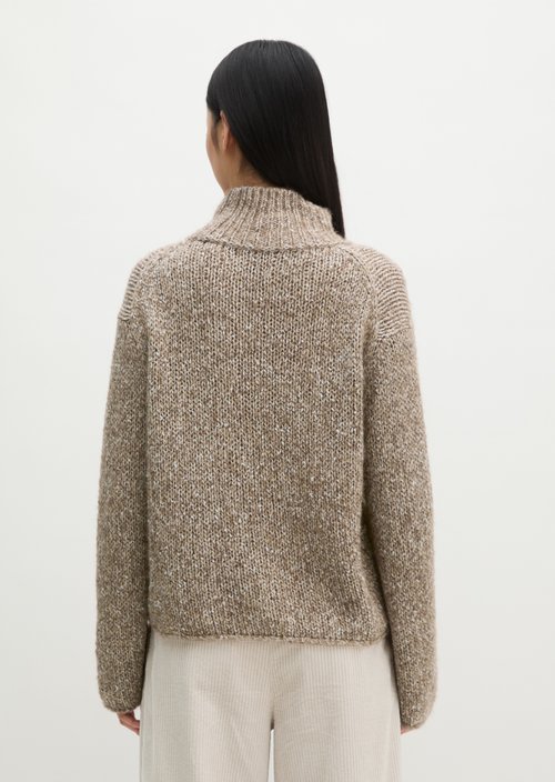 Loose-fitting sweater — Dark Brown