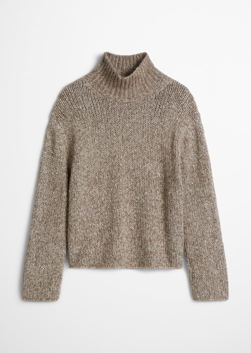 Loose-fitting sweater — Dark Brown