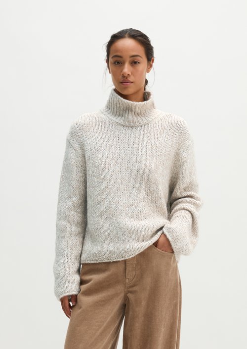 Loose-fitting sweater — Light Brown