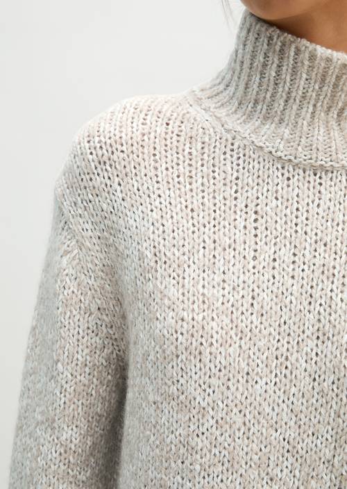 Pullover loose Light Brown in Detailansicht