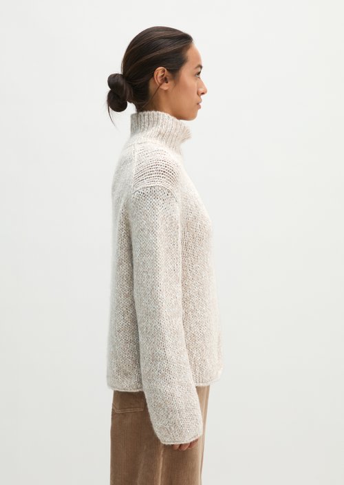 Loose-fitting sweater — Light Brown