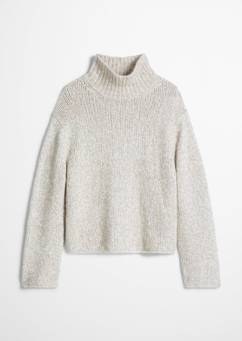 Loose-fitting sweater — Light Brown