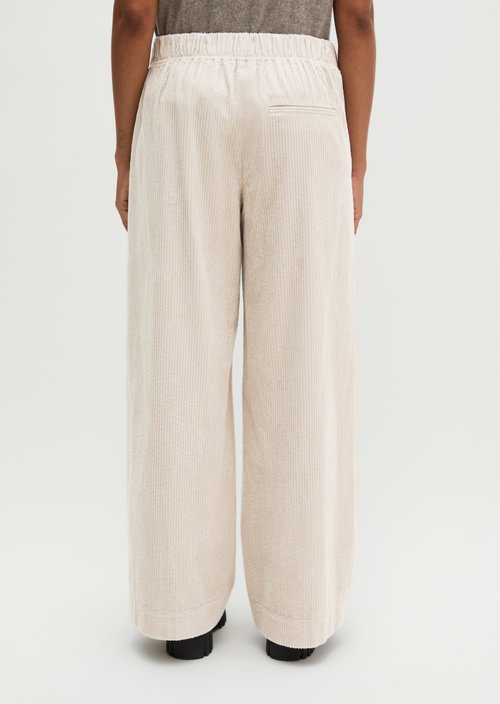 Pull-on pants wide — Natural