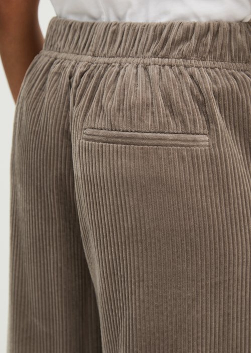 Pull-on pants wide — Stone Taupe