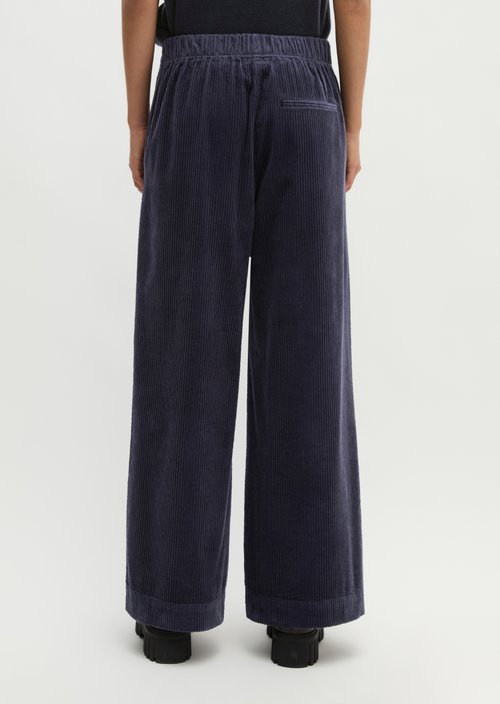 Pull-on pants wide — Martime Blue