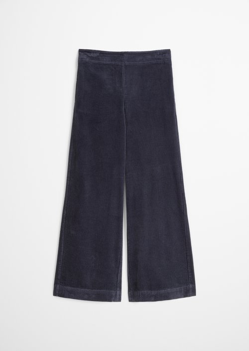 Pull-on pants wide — Martime Blue