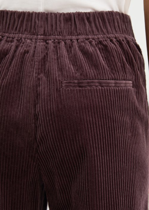 Pull-on pants wide — Black Cherry
